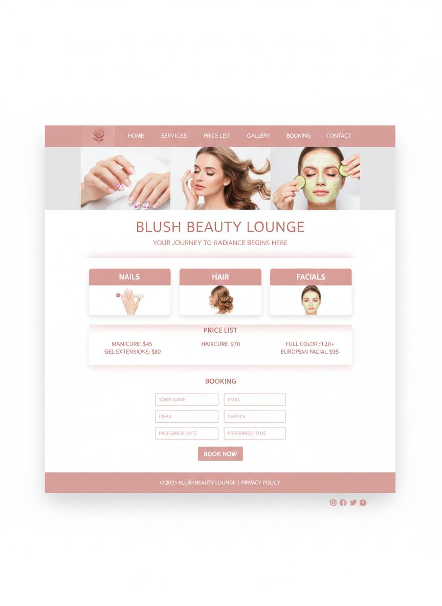 Beauty & Wellness WordPress thema preview