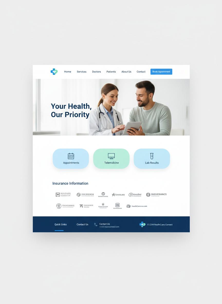 Zorg & Medisch WordPress thema preview