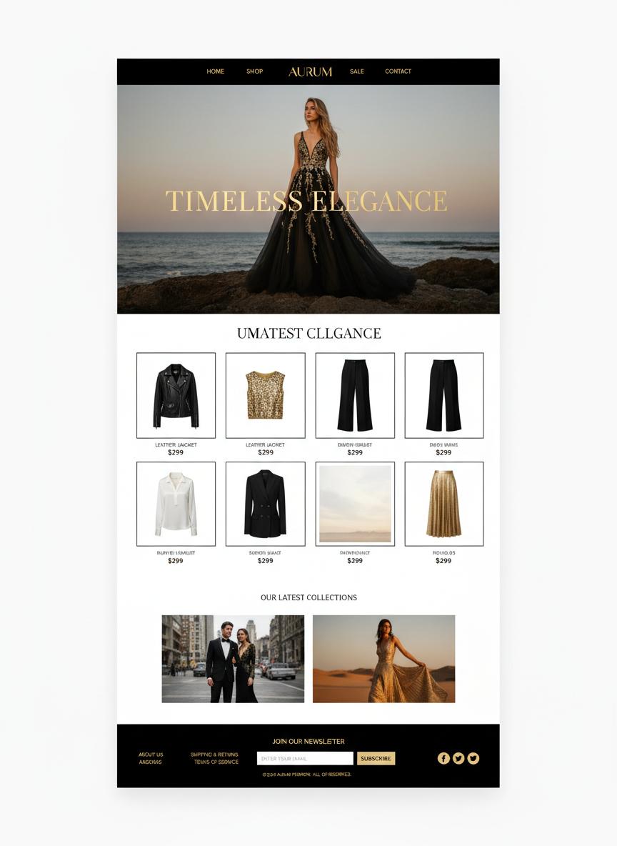 Mode & Fashion WordPress thema preview