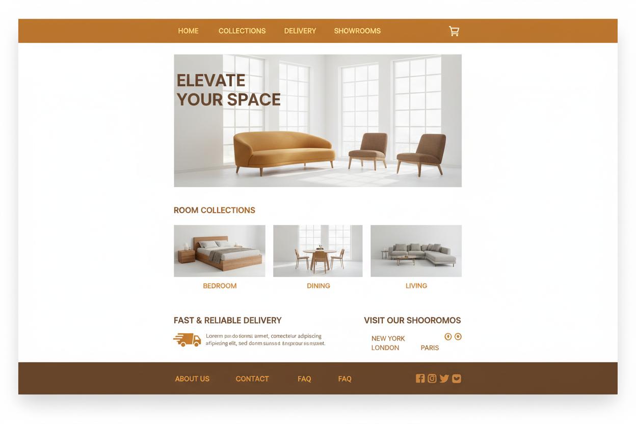 Meubelwinkel WordPress thema preview